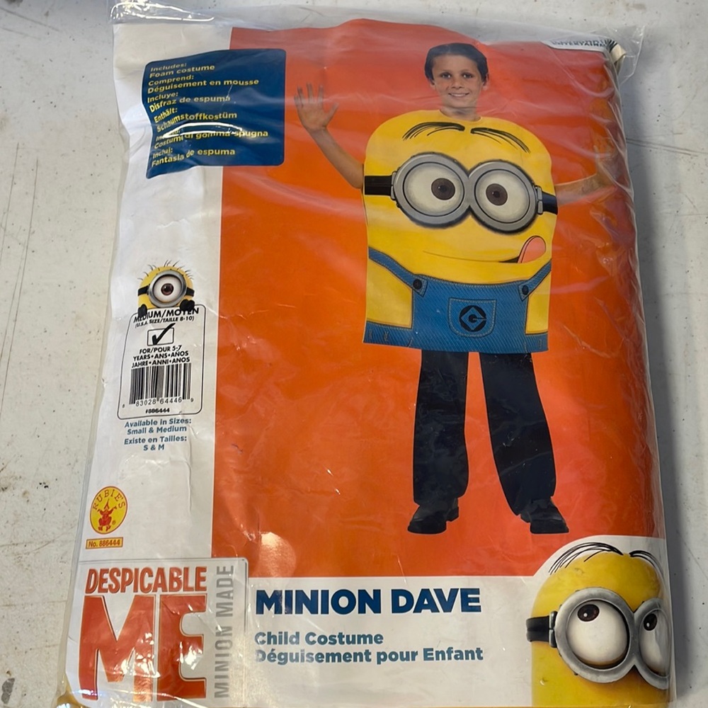 Minion Dave Child Costume